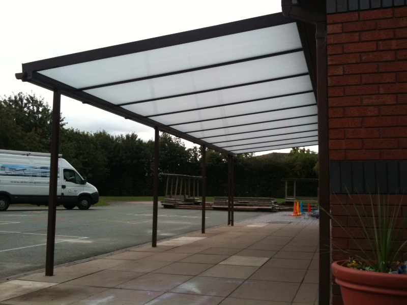 Ysgol Plas Coch County Primary School – Wall Mounted Canopy – Fifth Installation