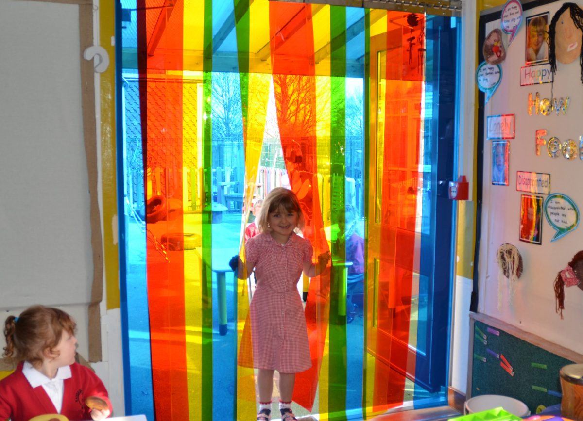 PVC Rainbow Curtains