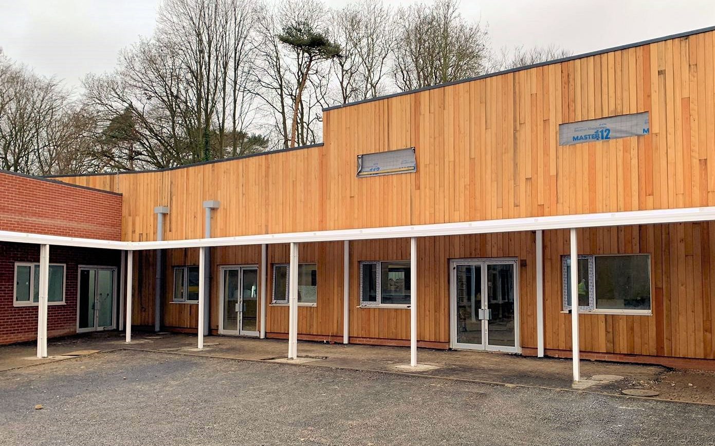 Ramsden Hall Academy – Wall Mounted Canopy