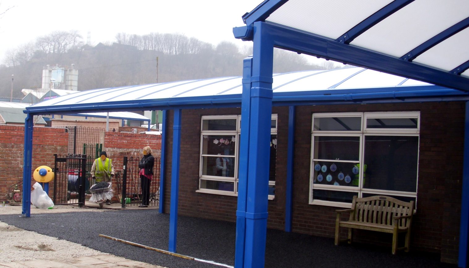 Springhead School – Free Standing Canopy – 2nd Installation
