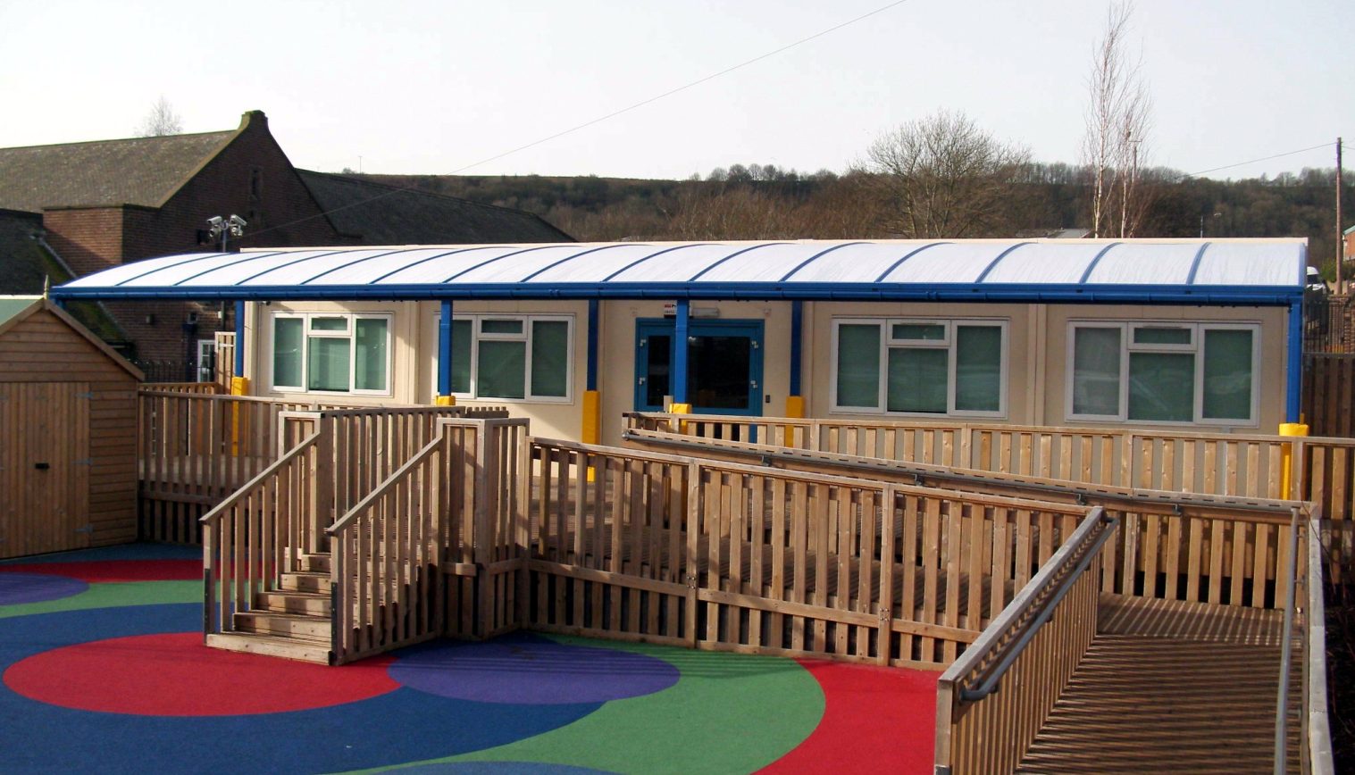 Springhead School – Free Standing Canopy – 1st Installation