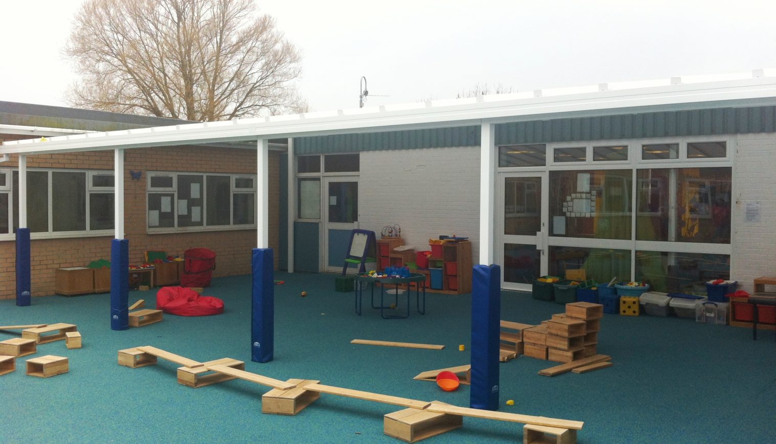 St. Joseph’s RC Primary School, Penarth – Wall Mounted Canopy