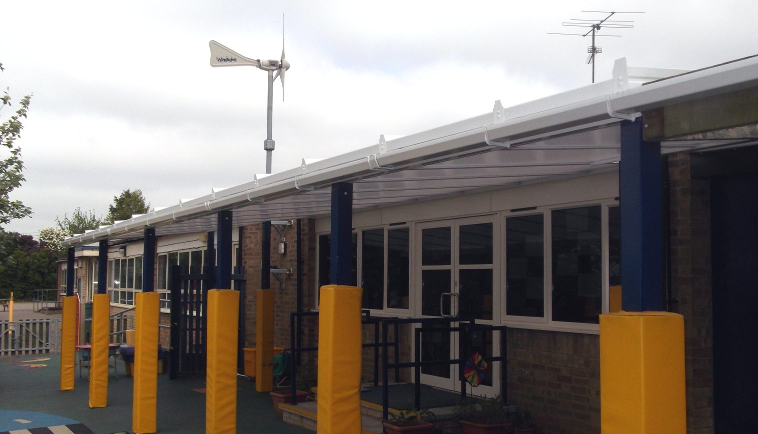 St Mary & St John CE Primary School – Wall Mounted Canopy