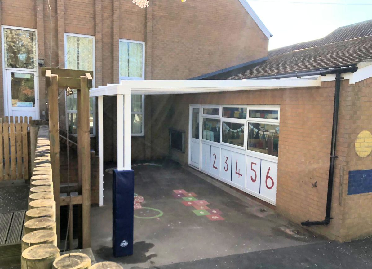 St Mary’s Voluntary Primary Academy – Wall Mounted Canopy