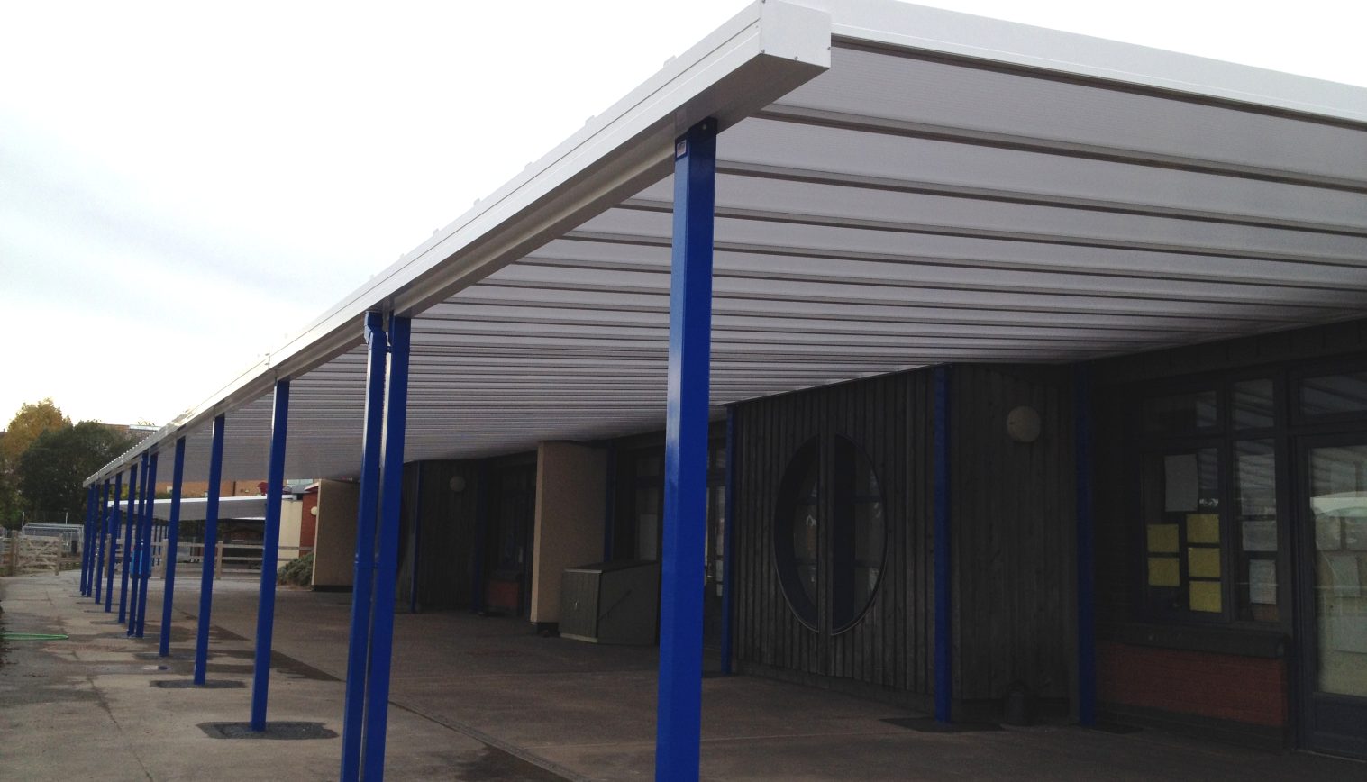 St Michael’s C of E Primary School – Wall Mounted Canopy
