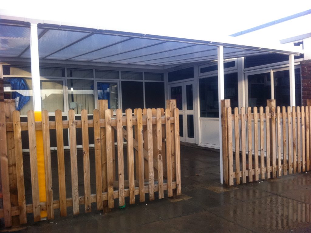 St Nicholas C of E Infant School, Wallingford 3rd Wall Mounted Canopy