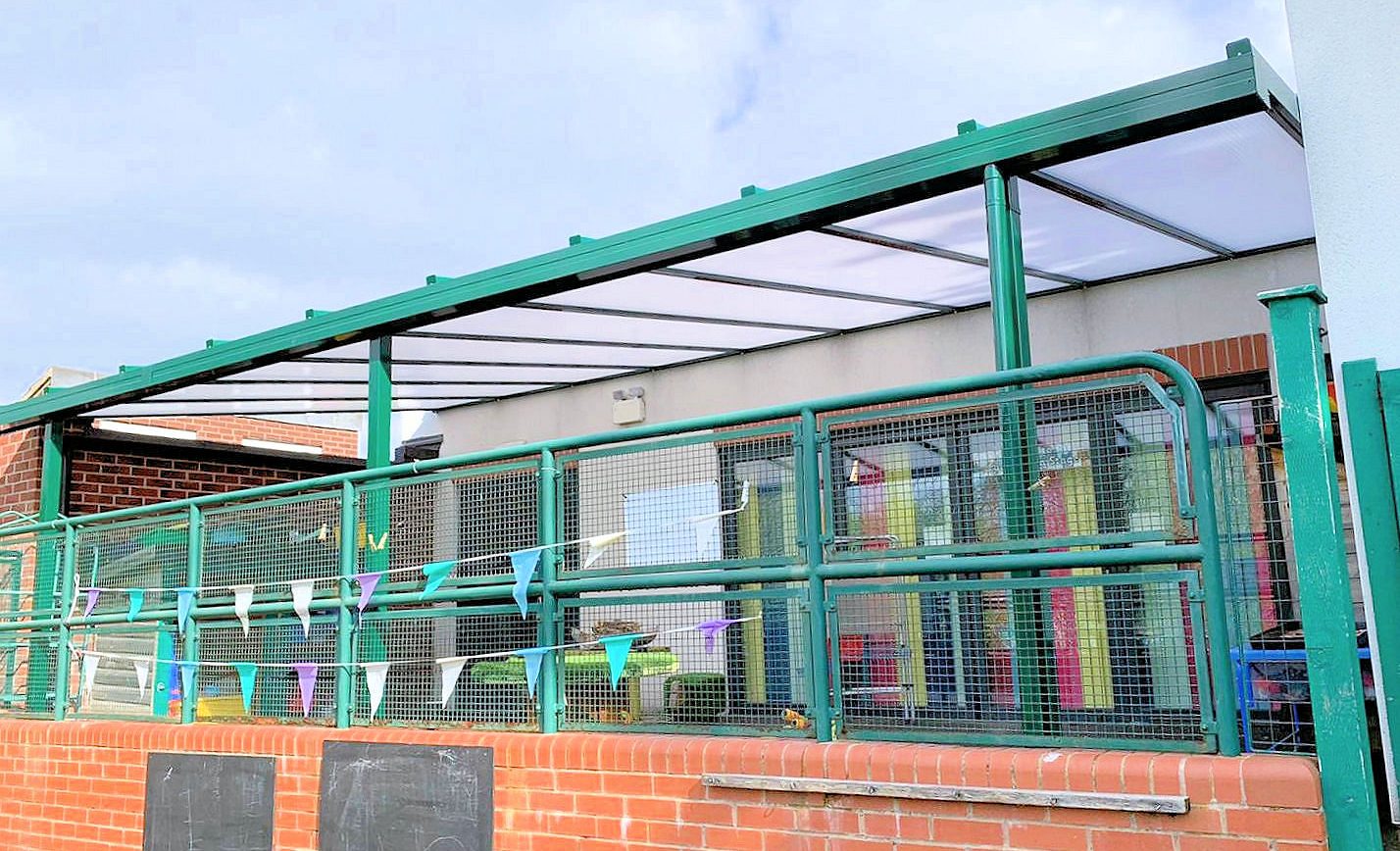 St Patricks Catholic Primary School – Wall Mounted Canopy
