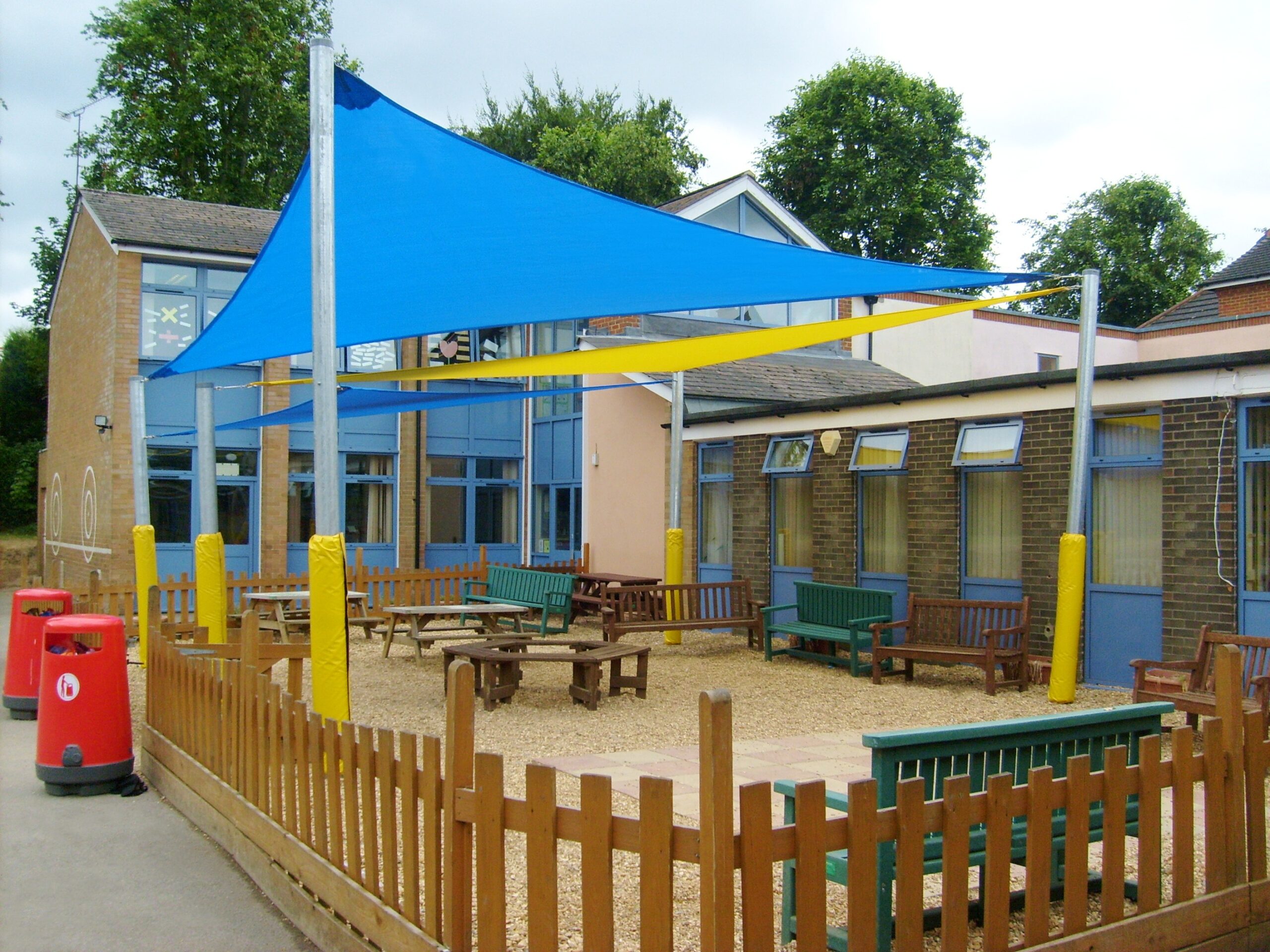 St Polycarp's Catholic Primary School, Farnham Shade Sail Able Canopies