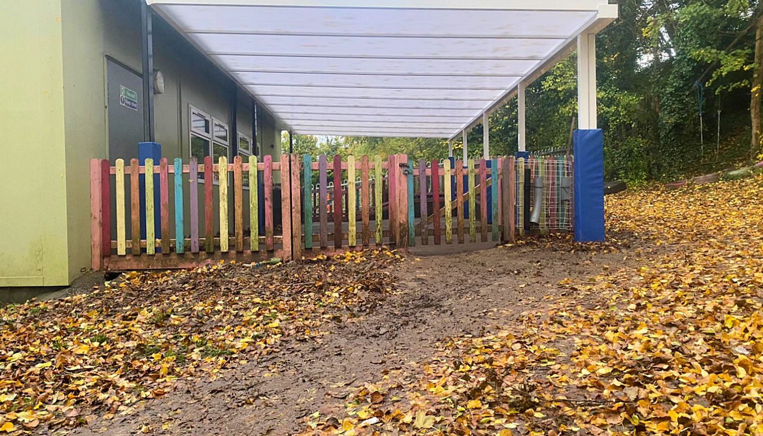 Stepping Stone Pre School – Wall Mounted Canopy