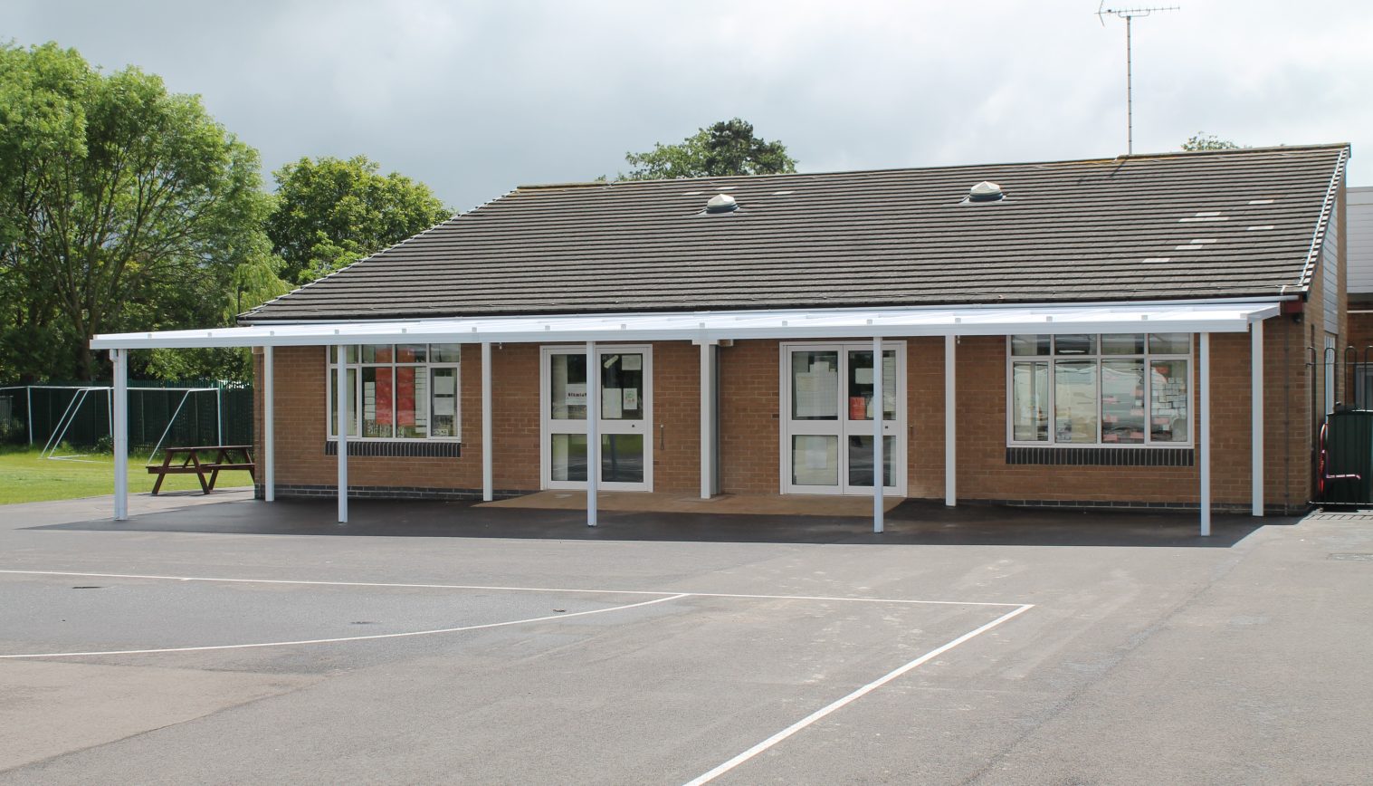 Swindon Village Primary School – 3rd Wall Mounted Canopy