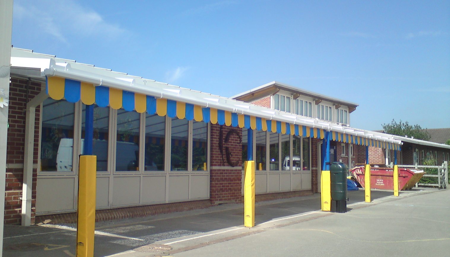 The Brook School – Wall Mounted Canopy – Second Installation