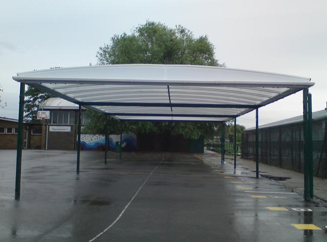 Wood End Academy – Wall Mounted Canopies