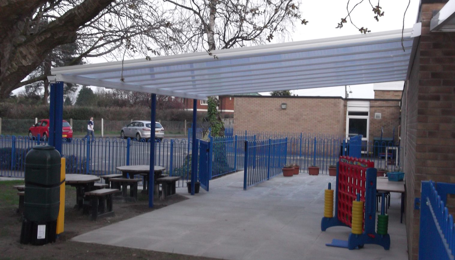 The Rofft School – Wall Mounted Canopy – Second Installation