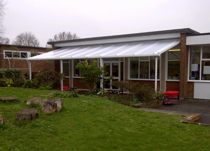 The Russell School – Wall Mounted Canopy