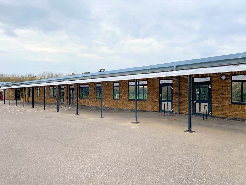 The Wyvern School – Wall Mounted Canopy