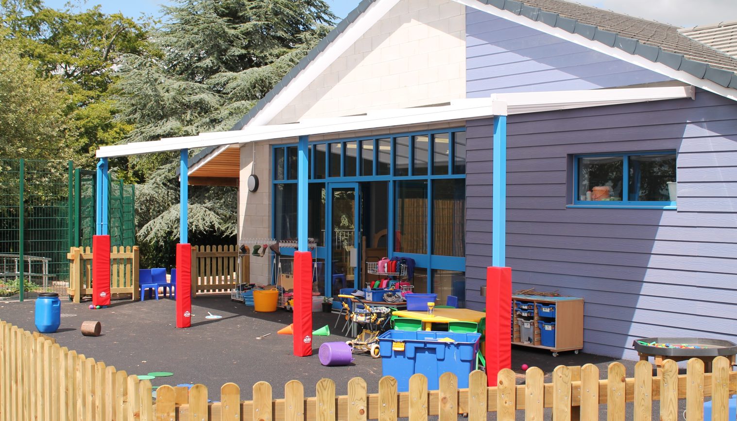 Torre Church of England Primary School – Wall Mounted Canopy