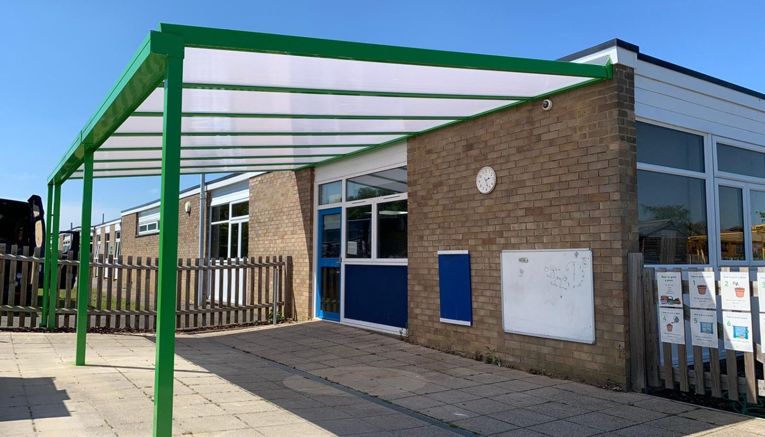 Trinity CEVA Primary School – Wall Mounted Canopy