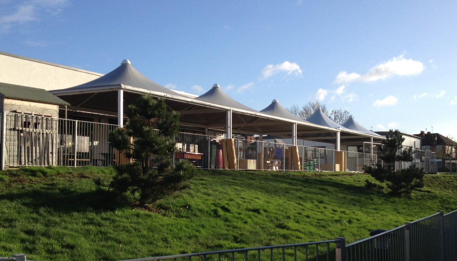 Underhill Infant School – 2nd Free Standing Tensile Fabric Canopy
