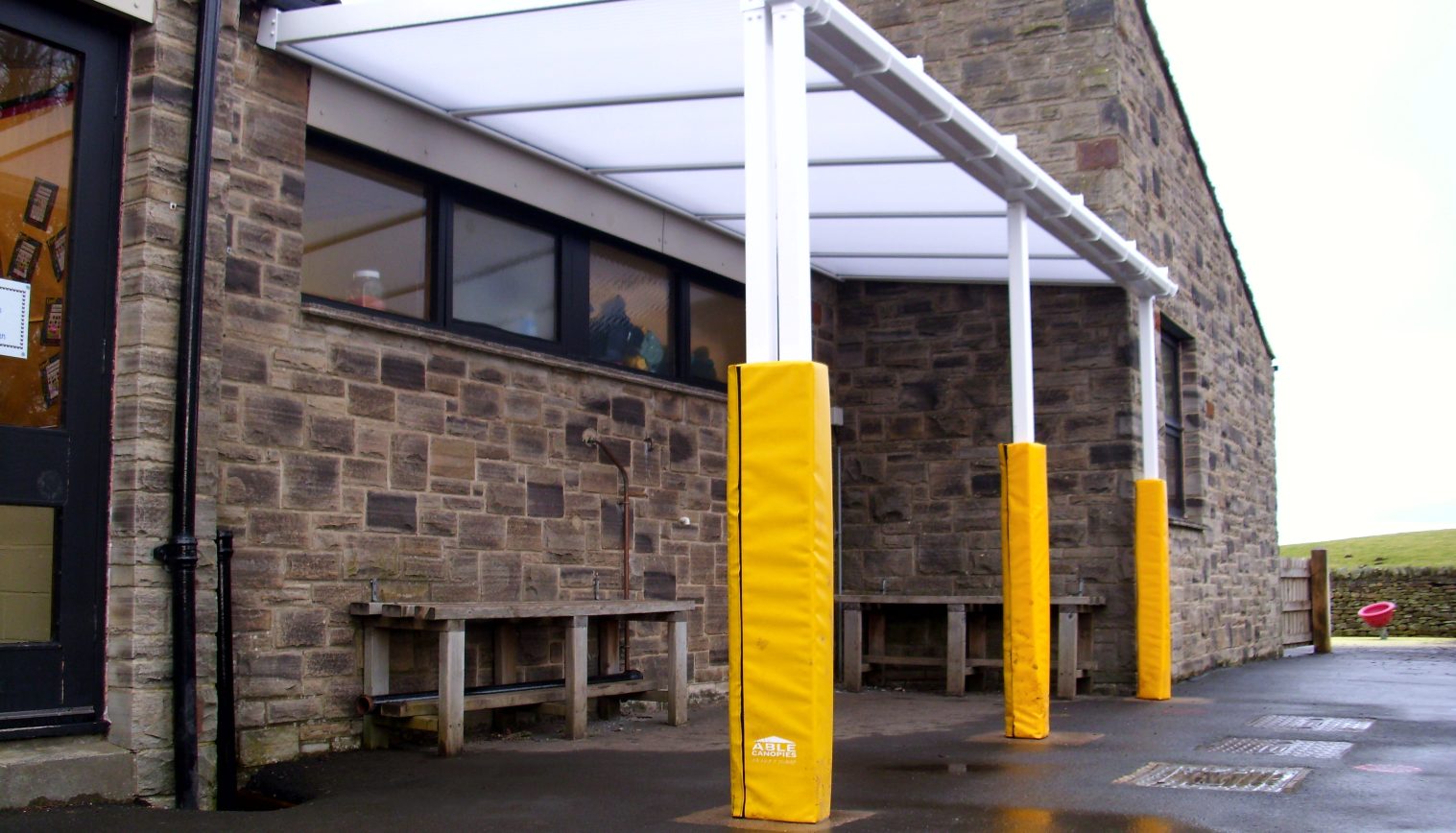 Whitley Chapel CE First School – Wall Mounted Canopy