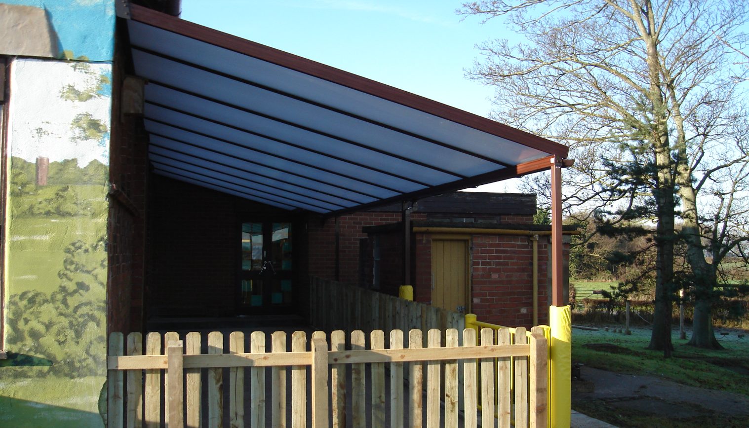 Winmarleigh C of E Primary School – Wall Mounted Canopy