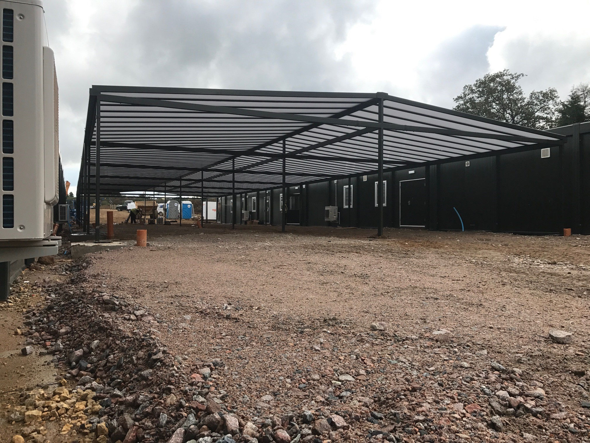 Woodsmith Mine Site, Free Standing Canopy Able Canopies Ltd