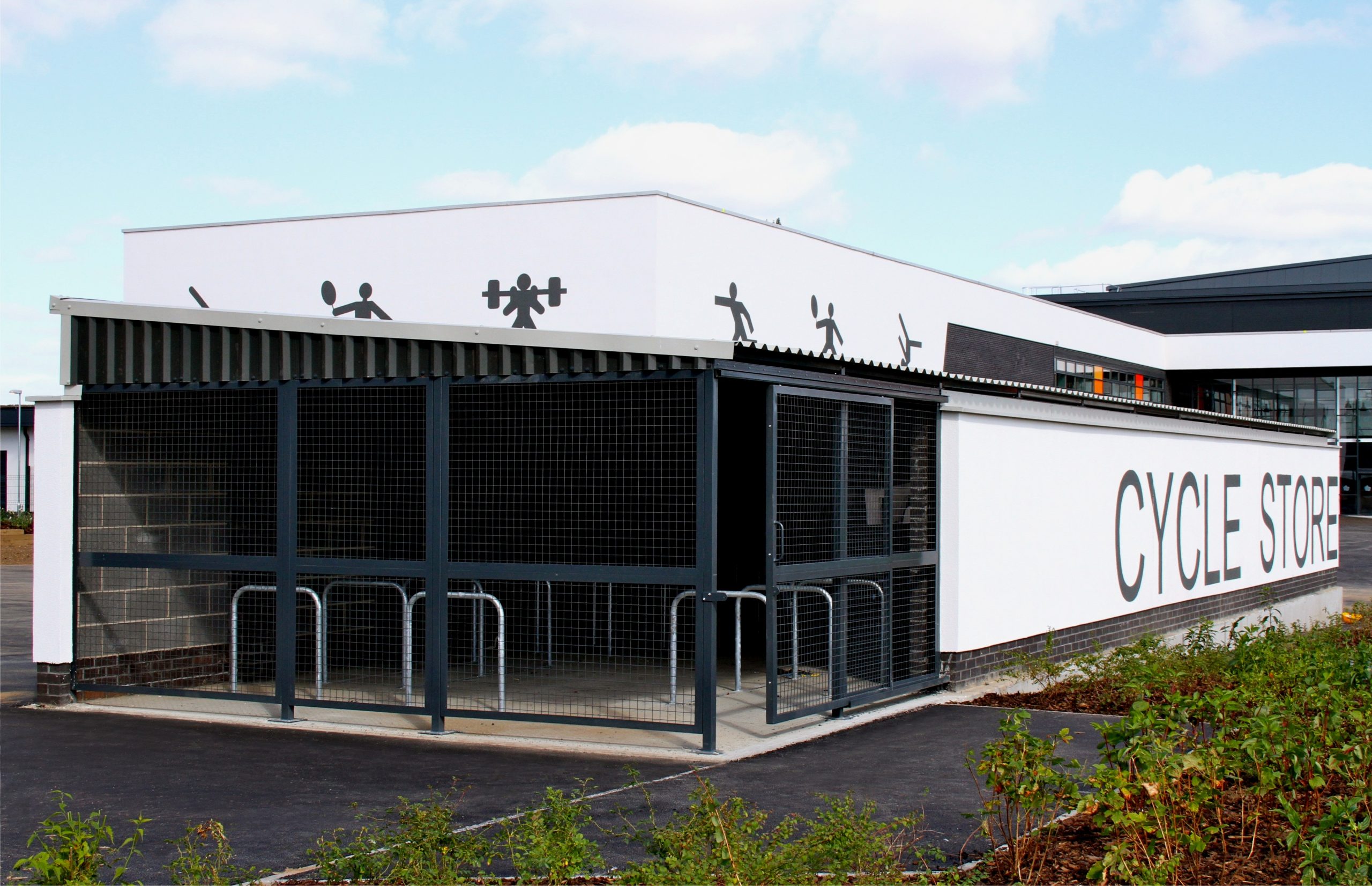 Bespoke Cycle Shelter - Academy in Hull