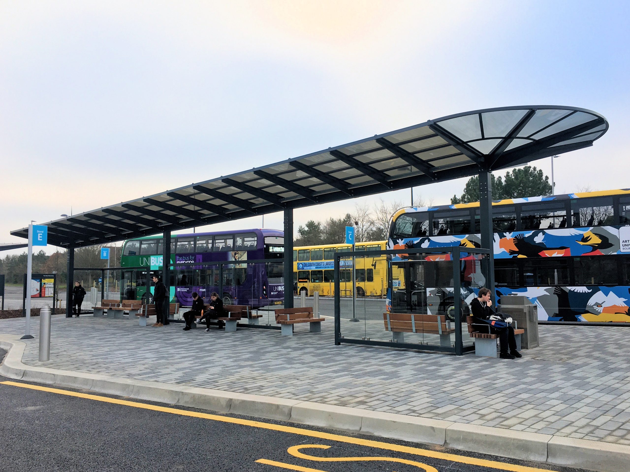 Bespoke Solar Bus Shelter - Bournemouth