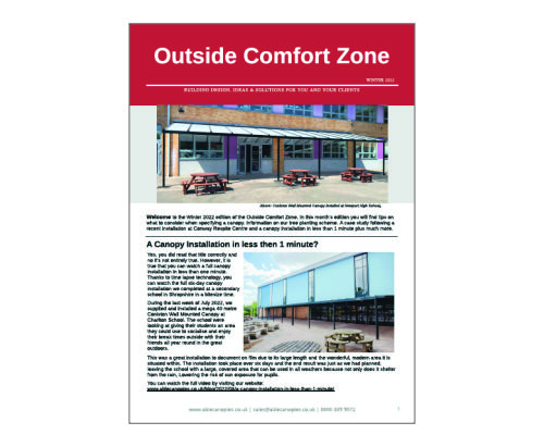 Architect Newsletter: Outside Comfort Zone (November 2022)