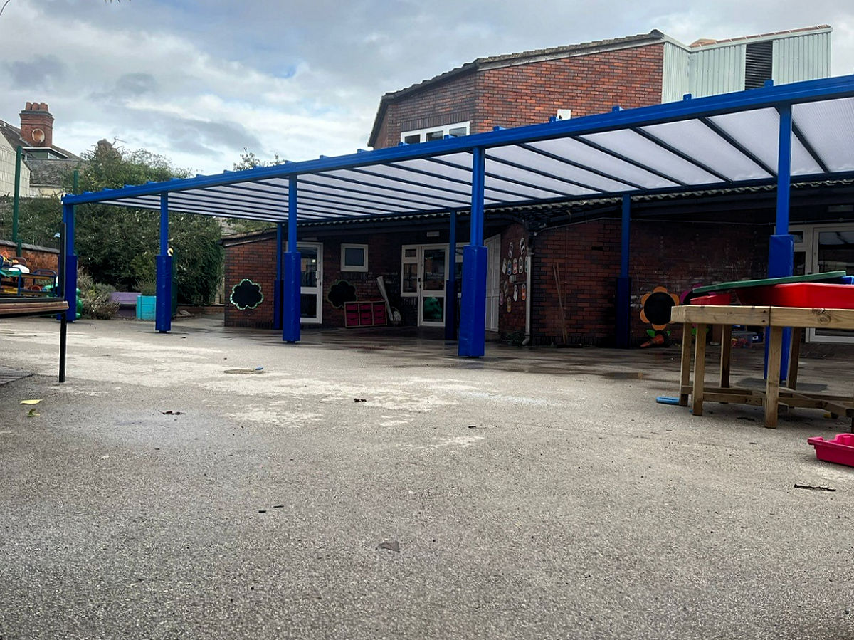 Fosse Mead Primary School, Leicester Freestanding Canopy