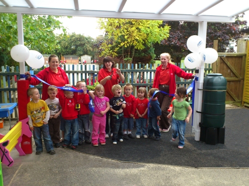 Rupert’s Under 5’s Pre-school Celebrates their New Sheltered Play Area