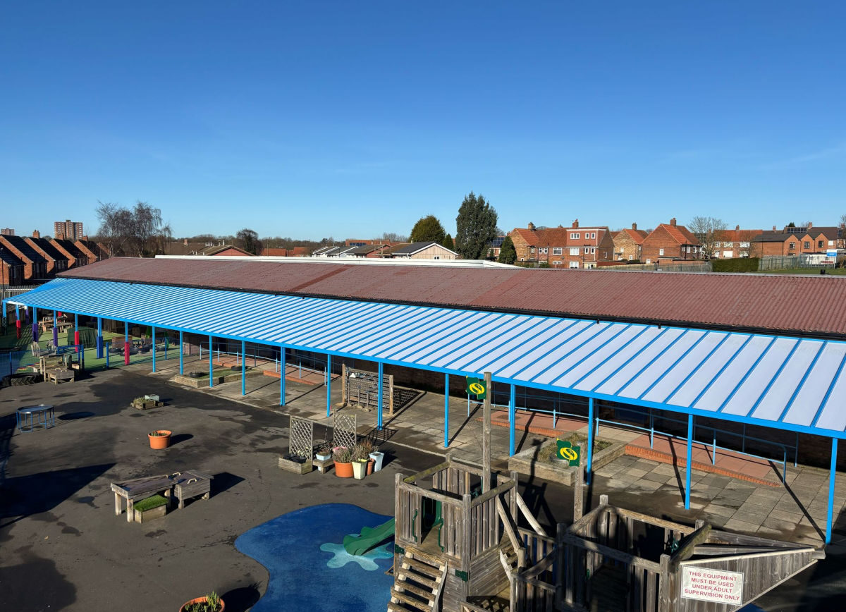 Thomas Walling Primary School Coniston Canopy Extension