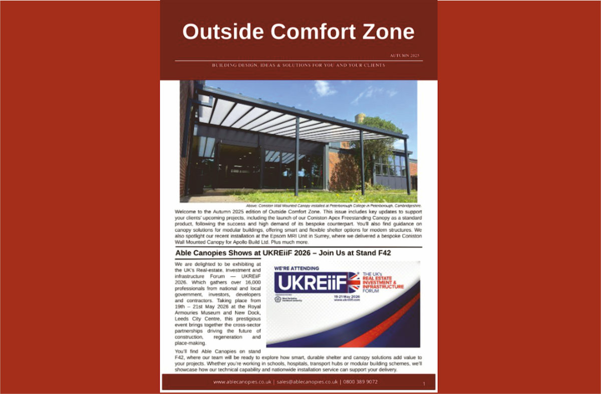 Architect Newsletter: Outside Comfort Zone (Autumn 2025)