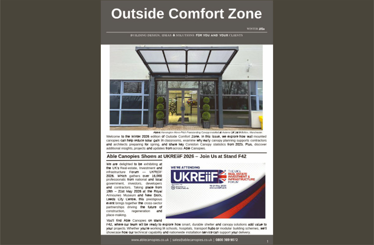 Architect Newsletter: Outside Comfort Zone (Winter 2026)