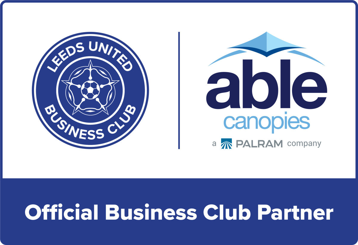 Able Canopies Proud to Become an Official Business Club Partner of Leeds United